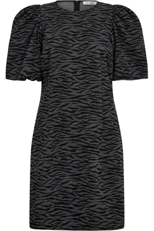Co`Couture Dames, Jurken, Zwart, Maat: XL Poliester