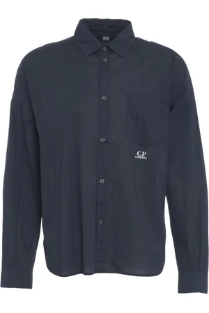 C.P. Company Heren, Overhemden, Blauw, Maat: L Katoen