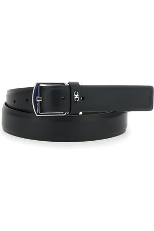 Salvatore Ferragamo Heren, Tassen, Zwart, Maat: 110 CM Leer