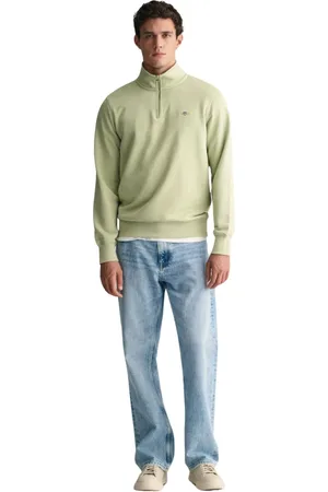 GANT Heren, Sweatshirts & Hoodies, Groen, Maat: 2XL Katoen