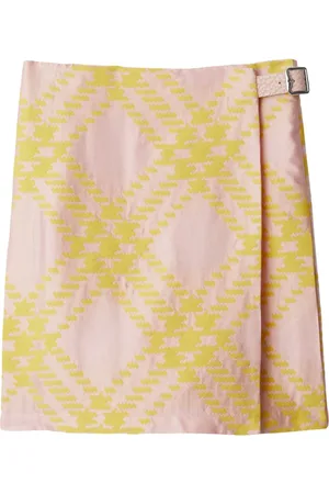 Burberry Dames, Rokken, Veelkleurig, Maat: 2XS Linnen