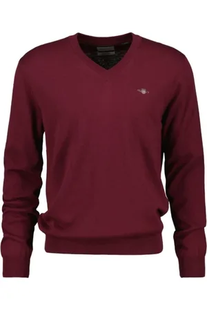 GANT Heren, Truien, Rood, Maat: M Katoen