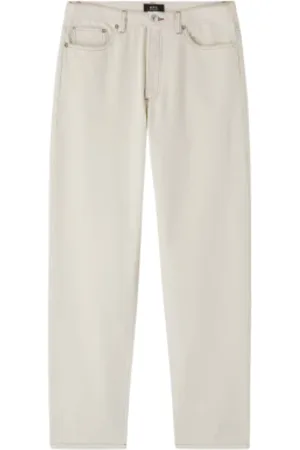 A.P.C. Heren, Jeans, Wit, Maat: W34 Katoen