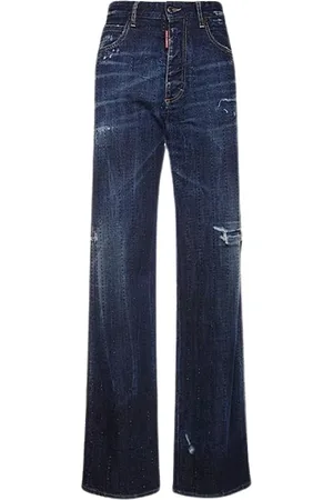 Dsquared2 Dames, Jeans, Blauw, Maat: 3XS Katoen