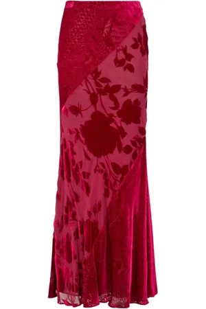 Roberto Cavalli Dames, Rokken, Rood, Maat: L