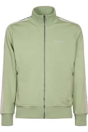 Palm Angels Heren, Sweatshirts & Hoodies, Groen, Maat: M Katoen