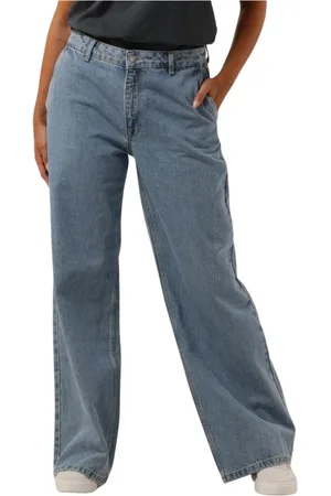 My Essential Wardrobe Dames, Jeans, Blauw, Maat: W27 Katoen