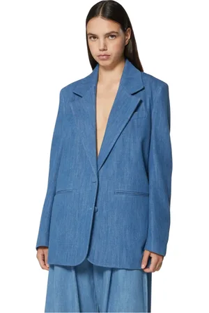 Silvian Heach Dames, Jassen, Blauw, Maat: 2XS Denim
