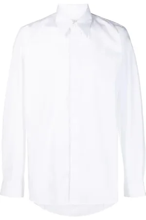 DRIES VAN NOTEN Heren, Overhemden, Wit, Maat: L Katoen