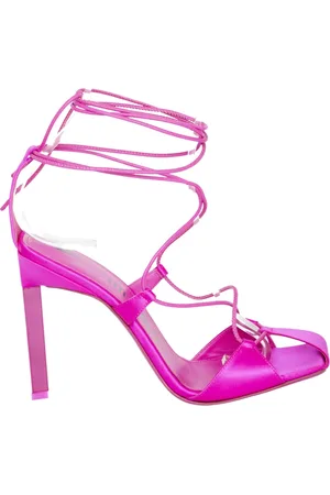 The Attico Dames, Schoenen, Roze, Maat: 37 EU Satijn