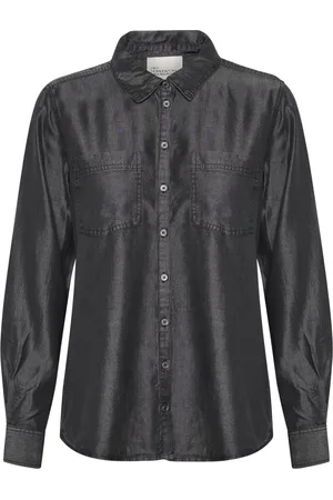 My Essential Wardrobe Dames, Blouses & Shirts, Grijs, Maat: L