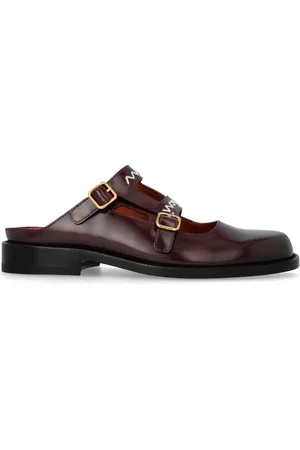 Marni Dames, Schoenen, Rood, Maat: 37 EU Leer