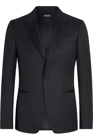 Ermenegildo Zegna Heren, Jassen, Blauw, Maat: 2XL Wol