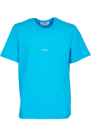 Msgm Heren, Tops, Blauw, Maat: XL Katoen