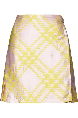 Burberry Dames, Rokken, Roze, Maat: XS Linnen
