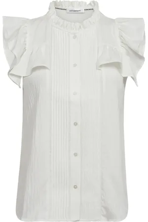 Co`Couture Dames, Blouses & Shirts, Wit, Maat: S