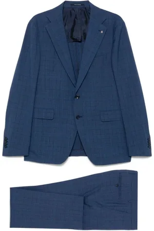 TAGLIATORE Heren, Pakken, Blauw, Maat: L Wol