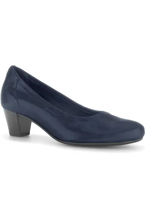 Gabor Dames, Schoenen, Blauw, Maat: 40 1/2 EU Leer