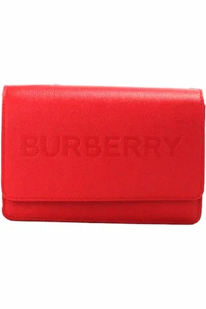 Burberry Dames, Tassen, Rood, Maat: ONE Size Leer