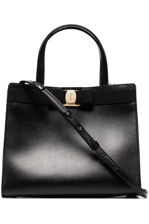 Salvatore Ferragamo Dames, Tassen, Zwart, Maat: ONE Size Leer