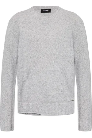 Dsquared2 Heren, Truien, Grijs, Maat: S Wol