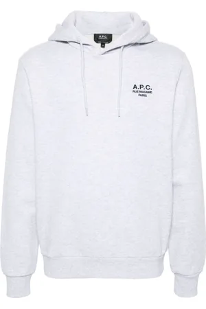 A.P.C. Heren, Sweatshirts & Hoodies, Wit, Maat: S Katoen