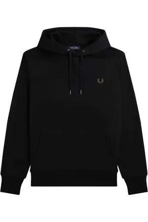 Fred Perry Heren, Sweatshirts & Hoodies, Zwart, Maat: L Katoen