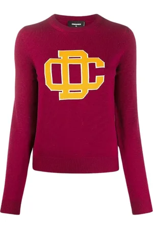 Dsquared2 Dames, Truien, Rood, Maat: L Wol