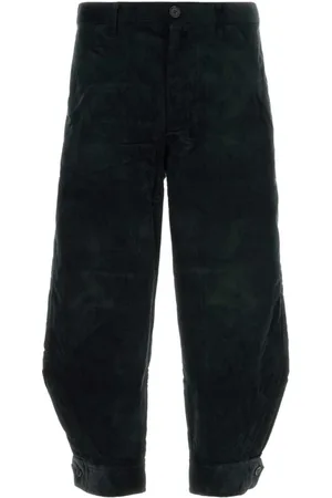 Comme des Garçons Heren, Broeken, Zwart, Maat: M Corduroy