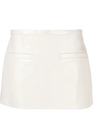 Courrèges Dames, Rokken, Wit, Maat: S Vinyl