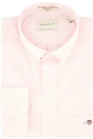 GANT Heren, Overhemden, Roze, Maat: XL Katoen