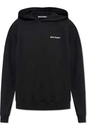 Palm Angels Heren, Sweatshirts & Hoodies, Zwart, Maat: L Katoen