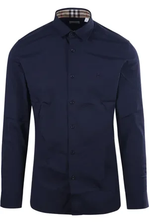 Burberry Heren, Overhemden, Blauw, Maat: XL Katoen
