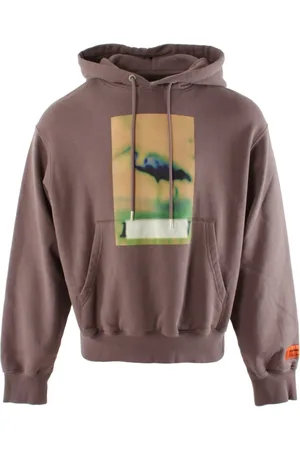Heron Preston Heren, Sweatshirts & Hoodies, Bruin, Maat: 2XL Katoen