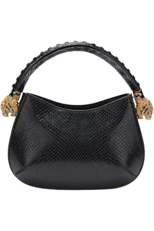 Roberto Cavalli Dames, Tassen, Zwart, Maat: ONE Size Leer