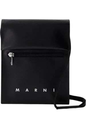 Marni Heren, Tassen, Zwart, Maat: ONE Size Synthetisch