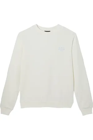 A.P.C. Heren, Sweatshirts & Hoodies, Wit, Maat: M Katoen