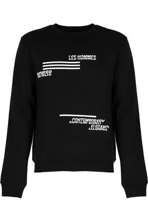 Les Hommes Heren, Sweatshirts & Hoodies, Zwart, Maat: 3XL Katoen