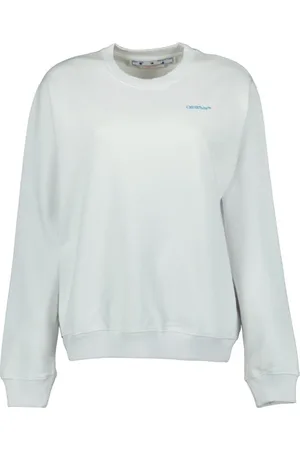OFF-WHITE Dames, Sweatshirts & Hoodies, Wit, Maat: S Katoen