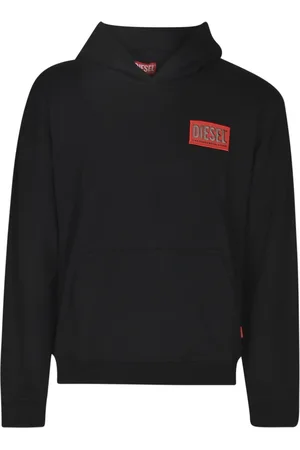 Diesel Heren, Sweatshirts & Hoodies, Zwart, Maat: S Katoen