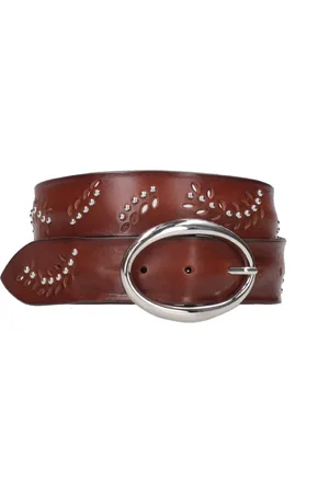 Orciani Dames, Accessoires, Bruin, Maat: 90 CM Leer