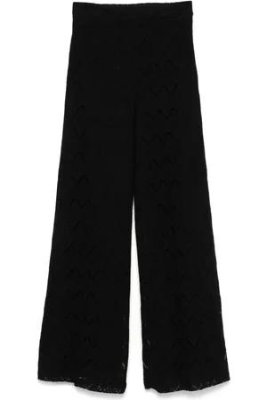 Twin-Set Dames, Broeken, Zwart, Maat: S