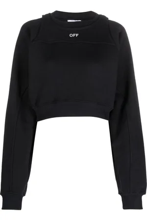 OFF-WHITE Dames, Sweatshirts & Hoodies, Zwart, Maat: S Katoen