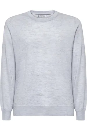 Brunello Cucinelli Heren, Truien, Blauw, Maat: XL Linnen