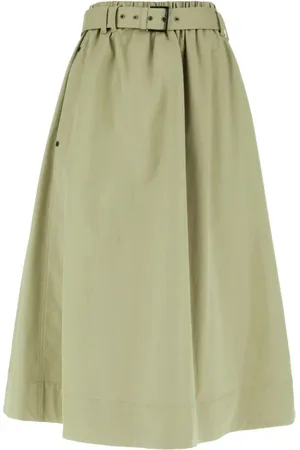 Brunello Cucinelli Dames, Rokken, Groen, Maat: XS