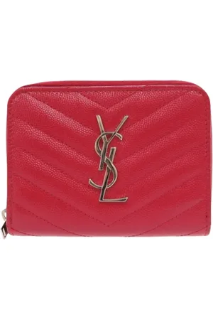 Saint Laurent Dames, Pre-owned, Rood, Maat: ONE Size Leer