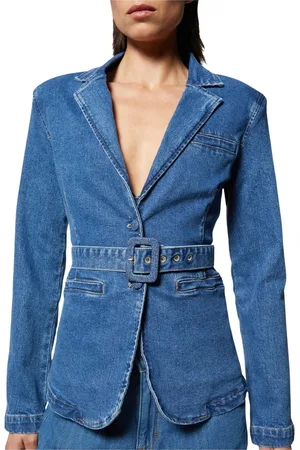 Silvian Heach Dames, Jassen, Blauw, Maat: XL Denim