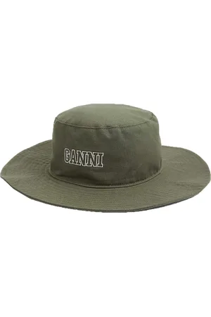 Ganni Dames, Accessoires, Groen, Maat: M/L Katoen