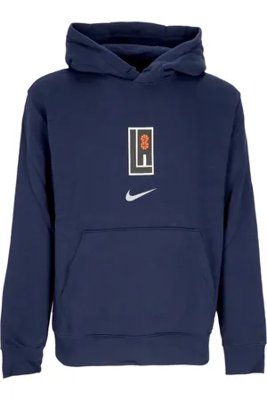 Nike Heren, Sweatshirts & Hoodies, Blauw, Maat: M Fleece