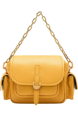 Coccinelle Dames, Tassen, Geel, Maat: ONE Size Leer